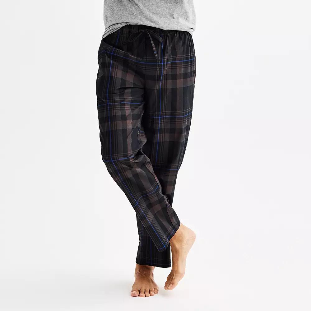 Men's Sonoma Goods For Life® Woven Pajama Pants, Size: Large, True Blue Pinstripe Product Image