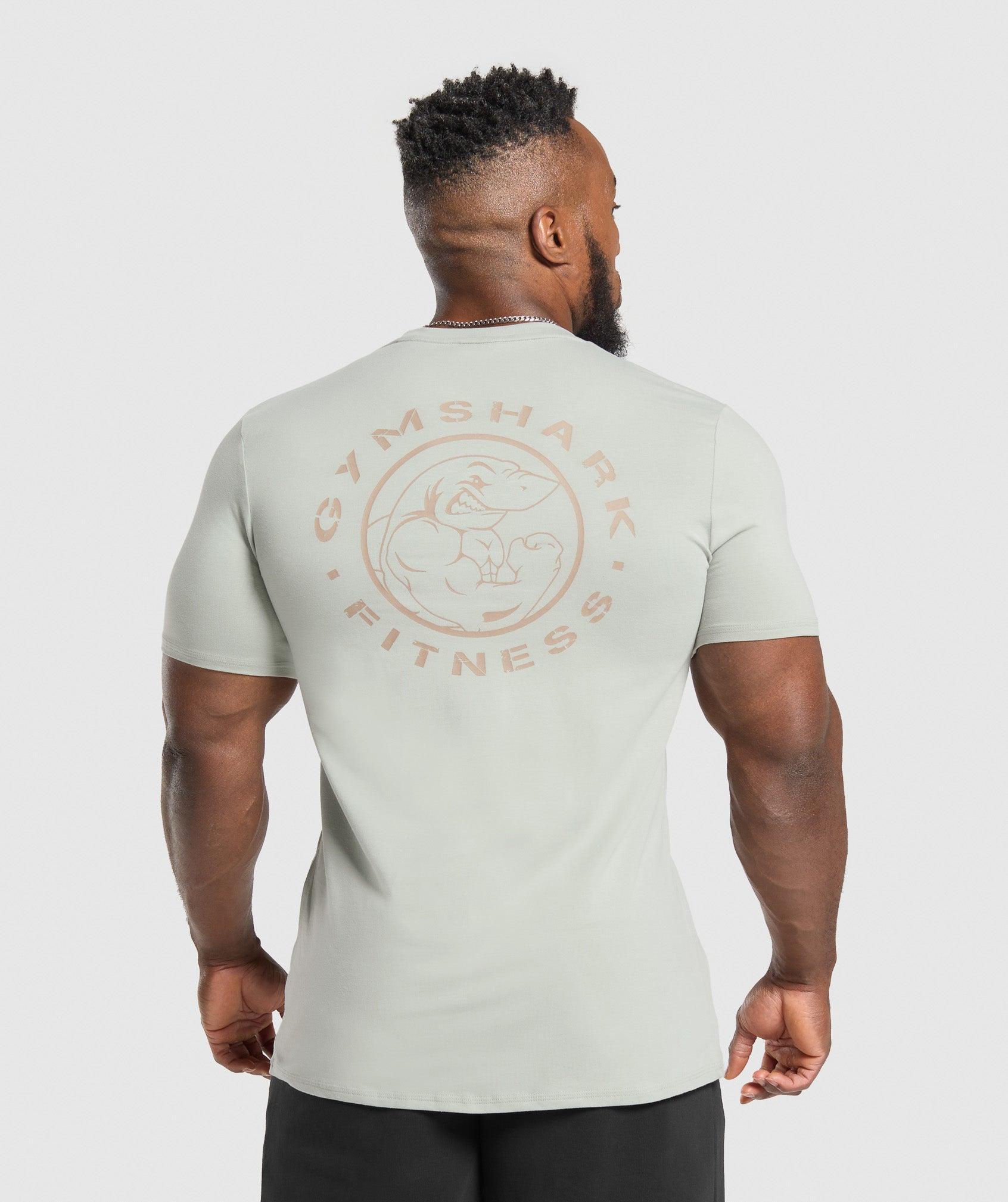 Gymshark Legacy T-Shirt - Stone Grey Male Product Image