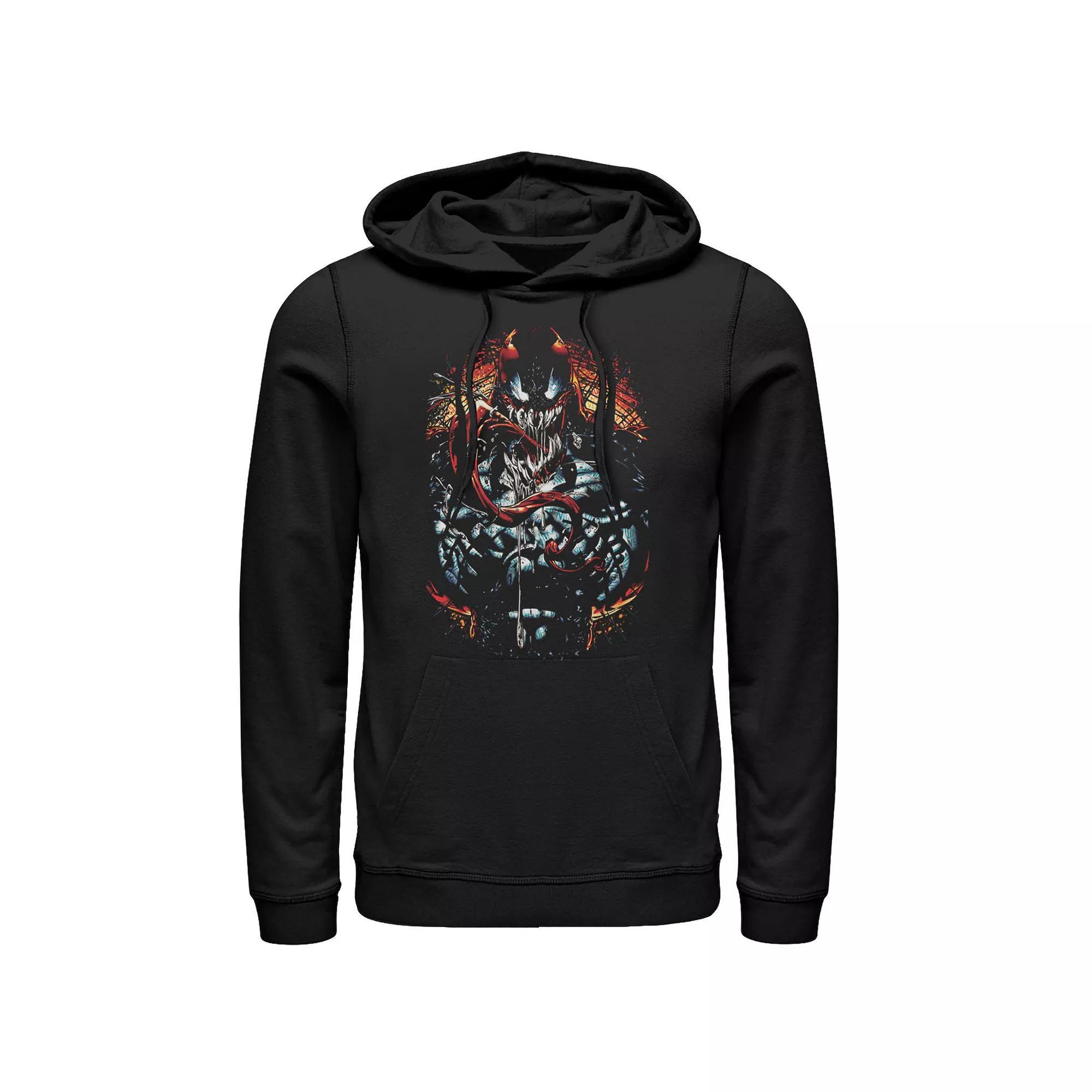 Men's Elf Buddy Santa's Coming Excited Smiling Portrait Hoodie, Size: XXL, Blue Product Image