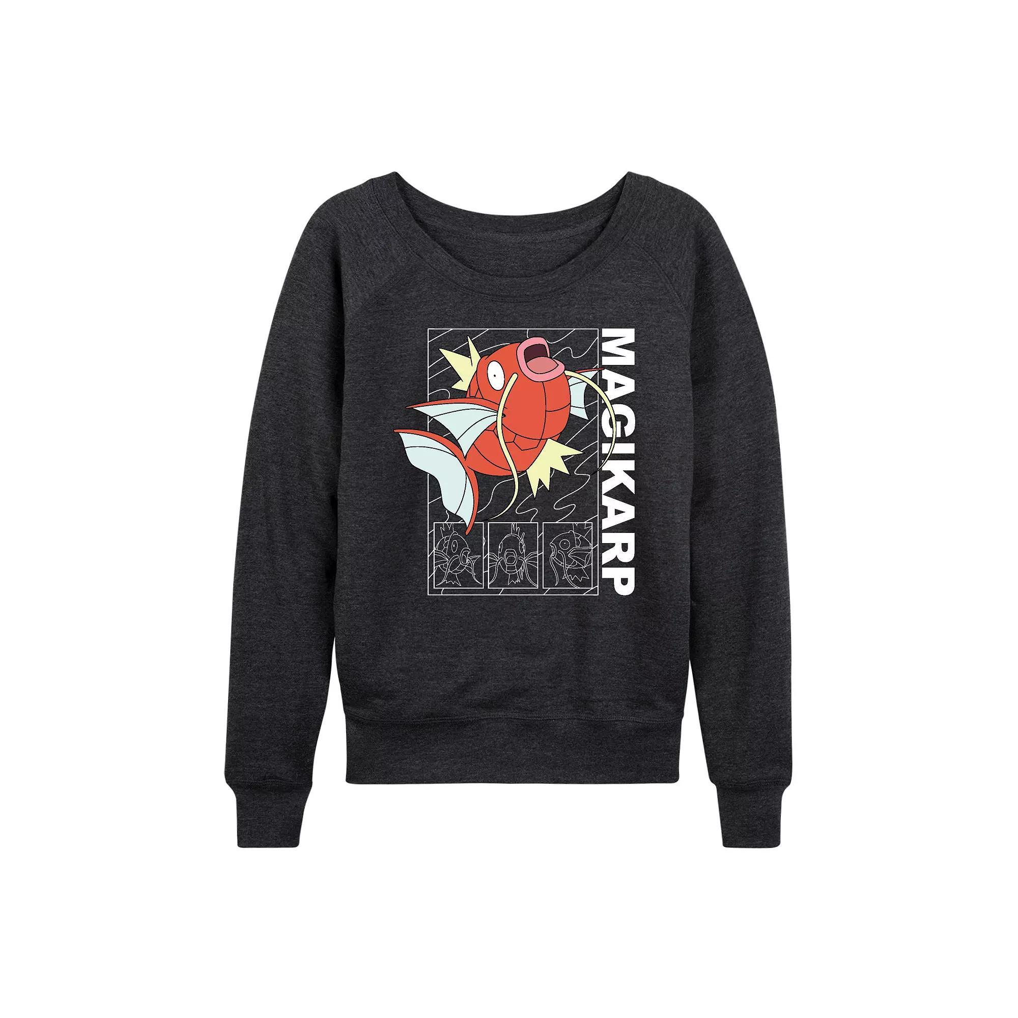 Womens Pokemon Magikarp Graphic Tee Heather Grey Product Image