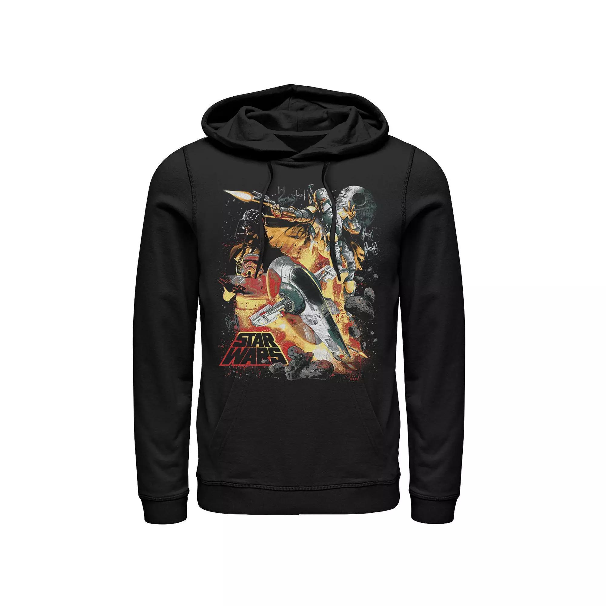 Men's Star Wars Force Hunter Hoodie, Size: Small, Black Product Image
