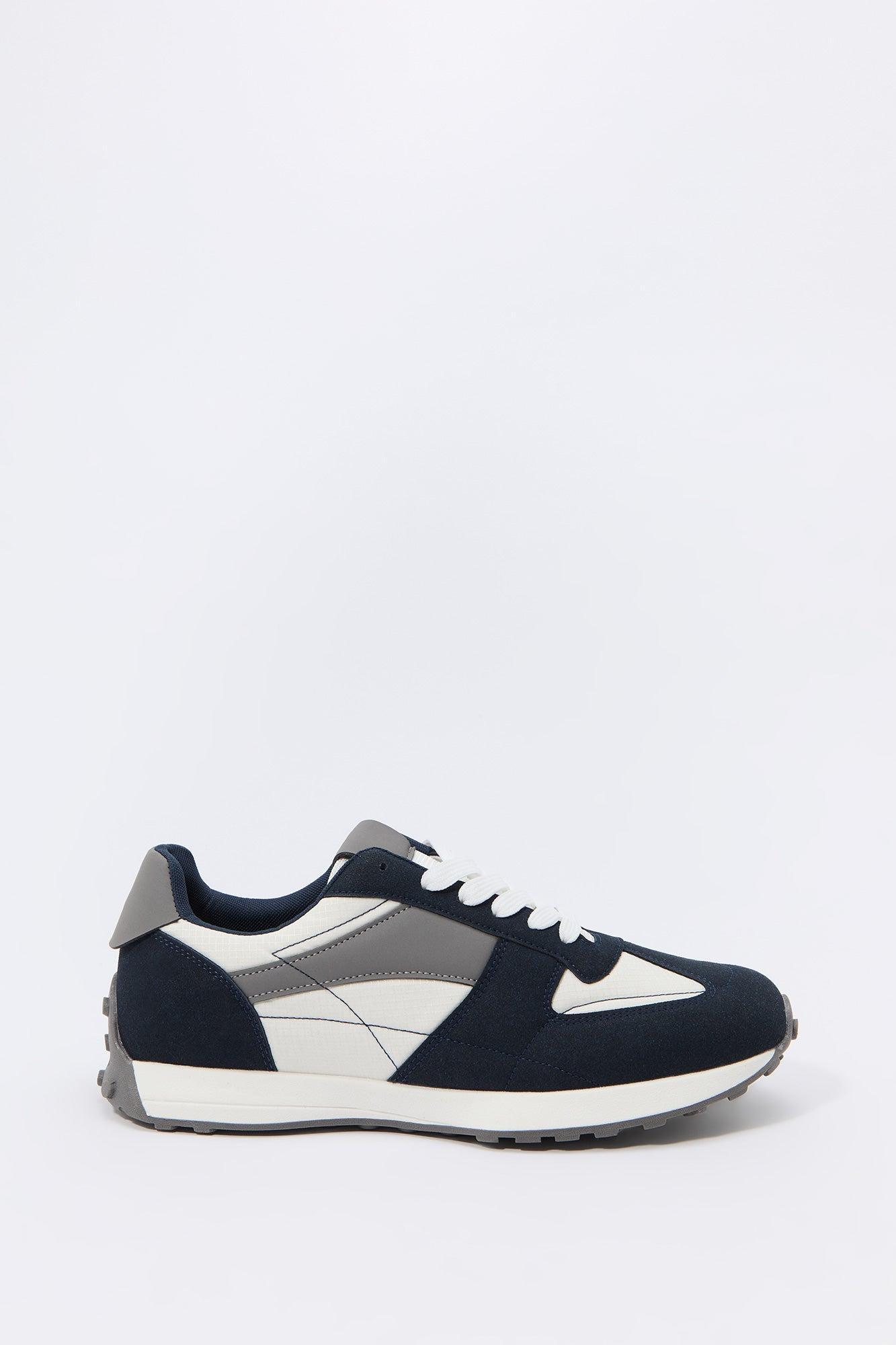 Faux Suede Colourblock Sneaker Male Product Image