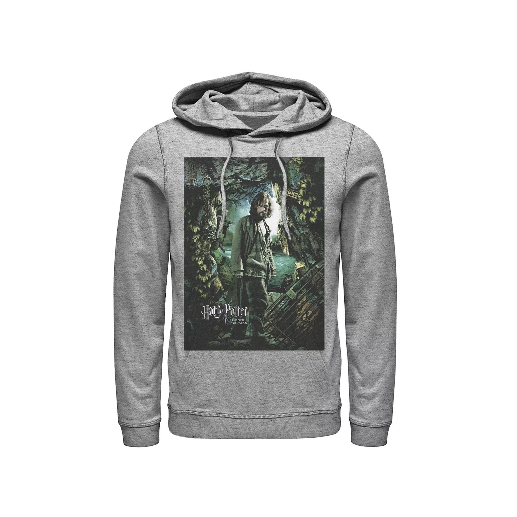 Men's Harry Potter Prisoner Of Azkaban Sirius Black Portrait Graphic Pullover Hoodie, Size: XXL, Athletic Grey Product Image