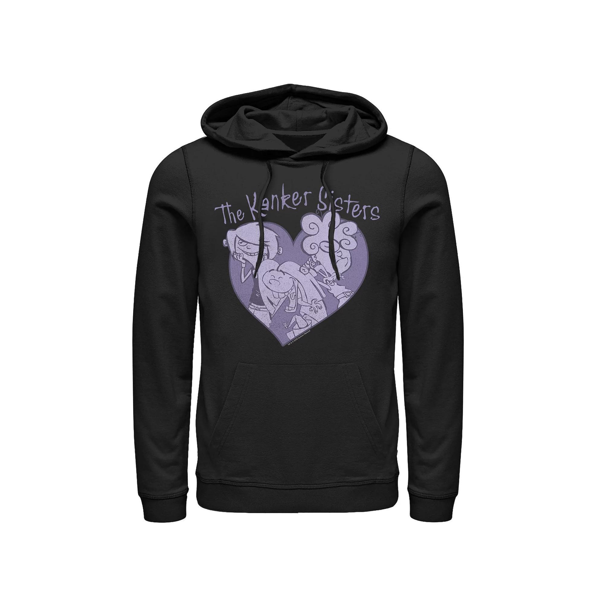 Men's Cartoon Network Ed, Edd & Eddy The Kanker Sisters Hoodie, Size: Large, Blue Product Image