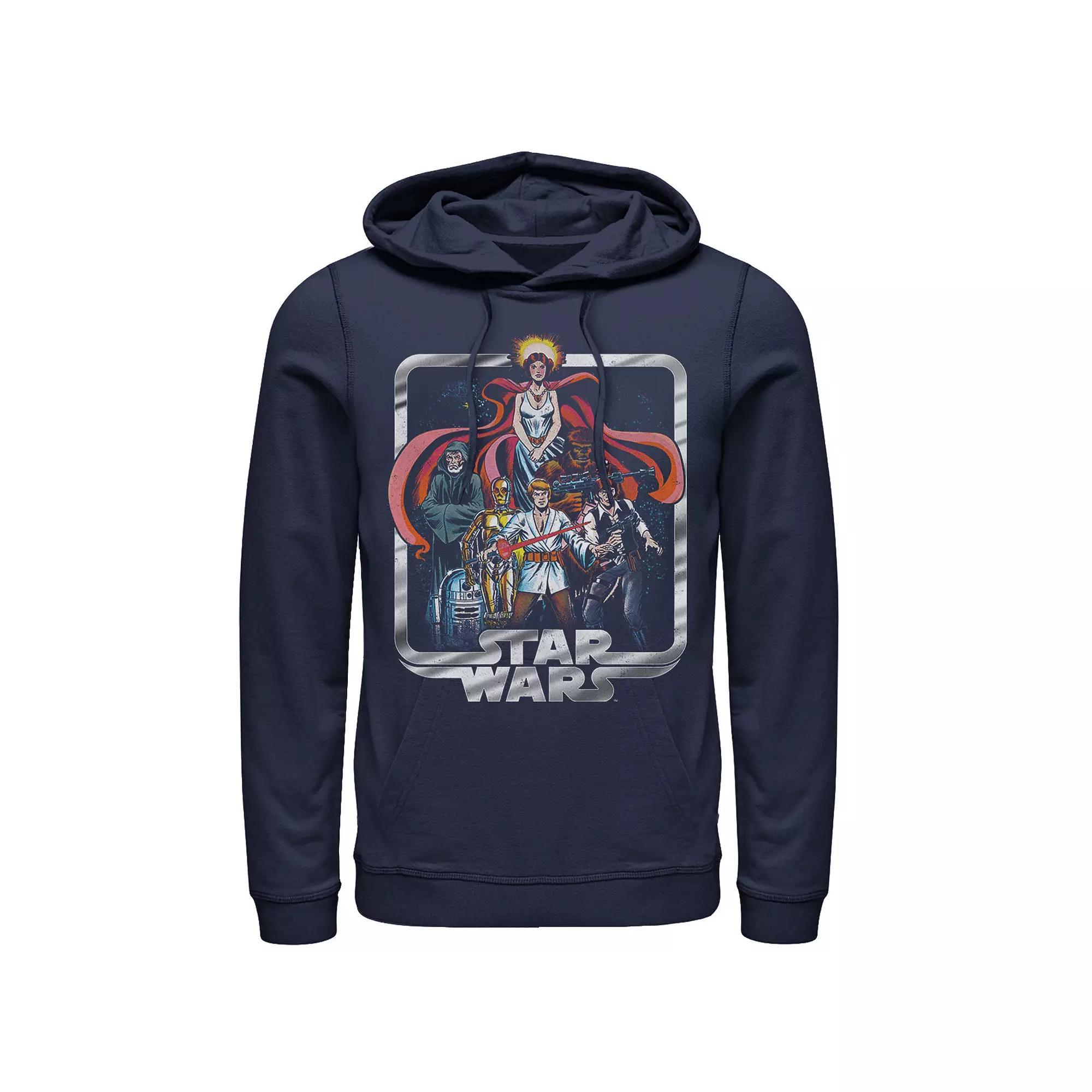 Men's CN Steven Universe Team Flag Poster Graphic Hoodie, Size: XL, Blue Product Image