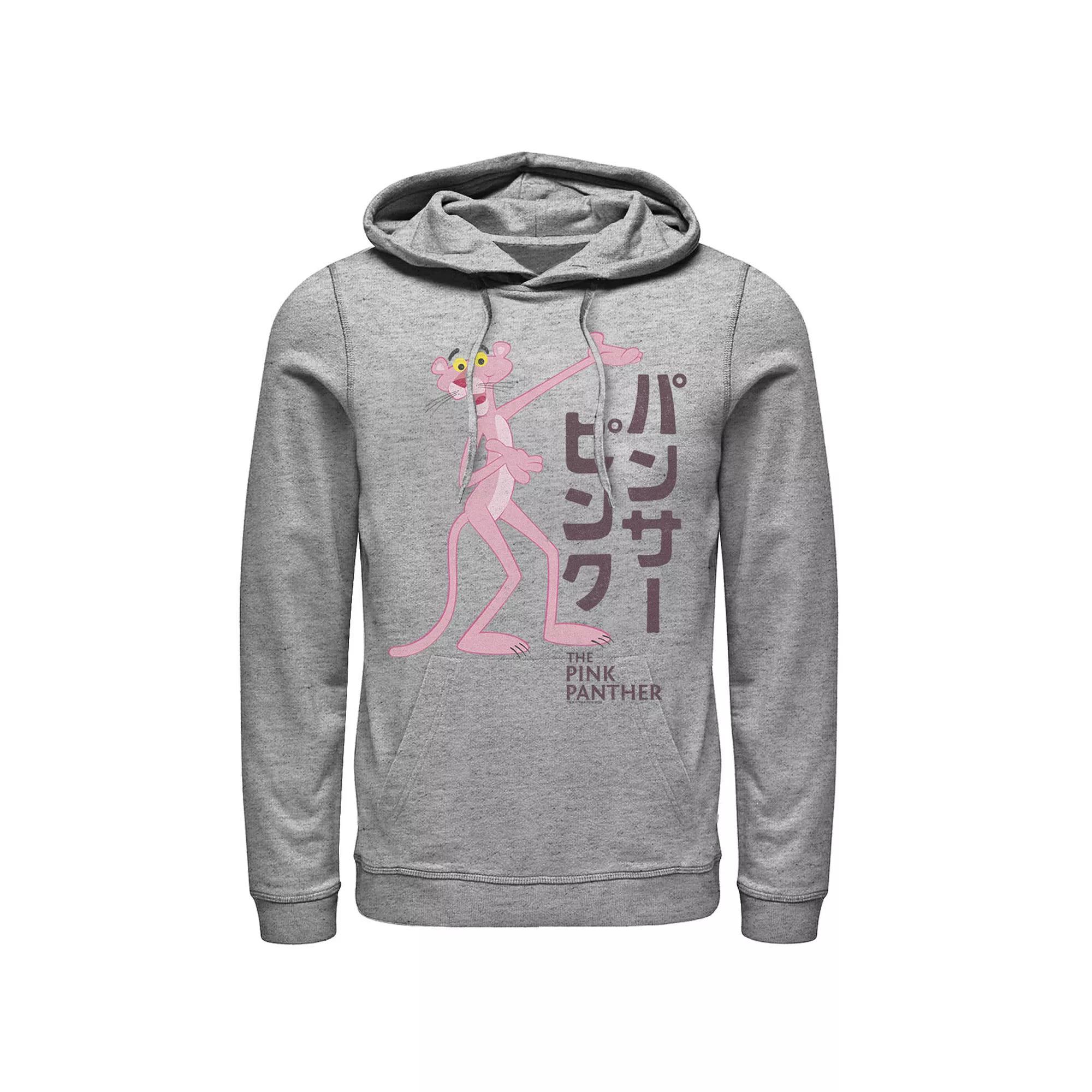 Men's Pink Panther Kanji Portrait Logo Graphic Hoodie, Size: XL, Ath Product Image