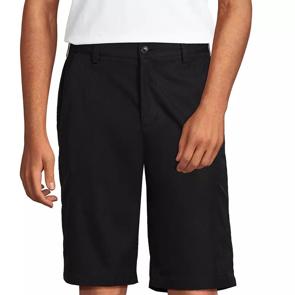 Men's Lands' End School Uniform Performance Chino Shorts, Size: 29, Green Product Image