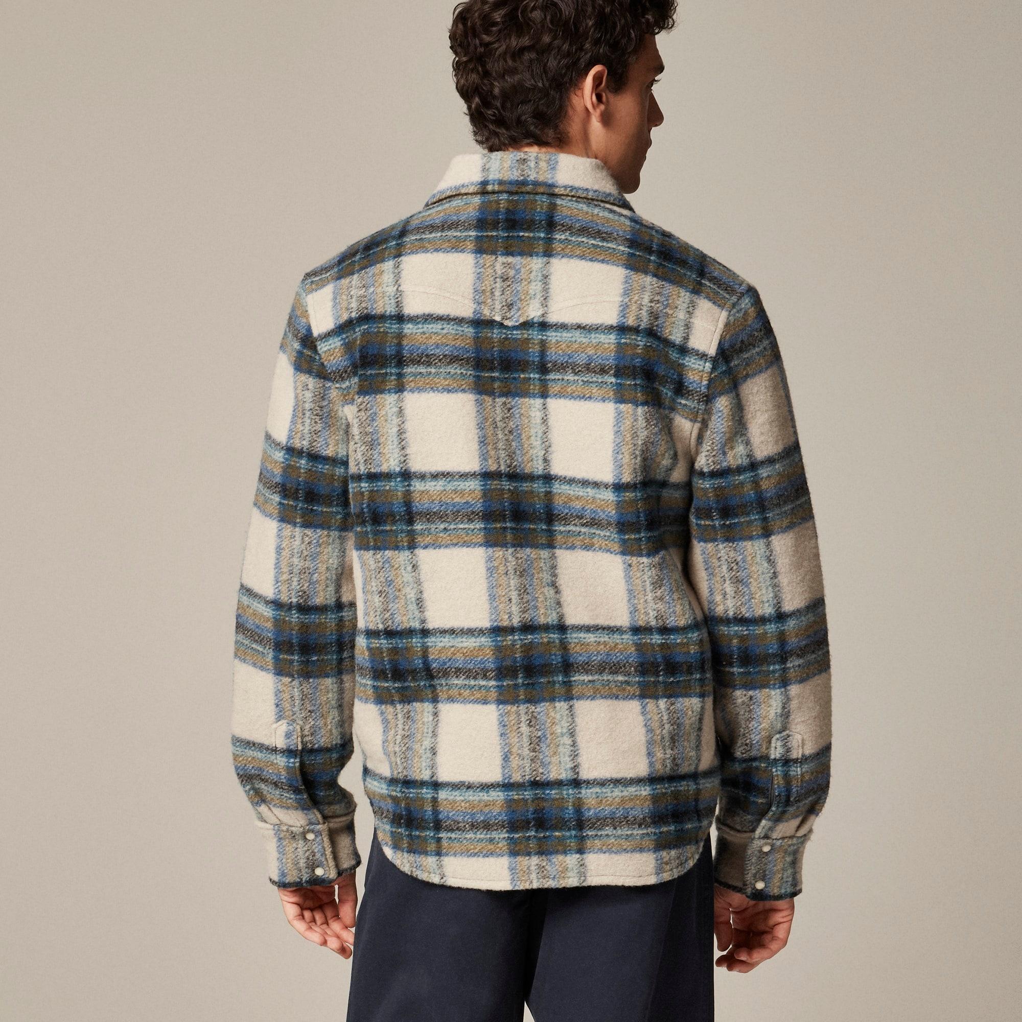 Wool-blend western shirt-jacket Product Image