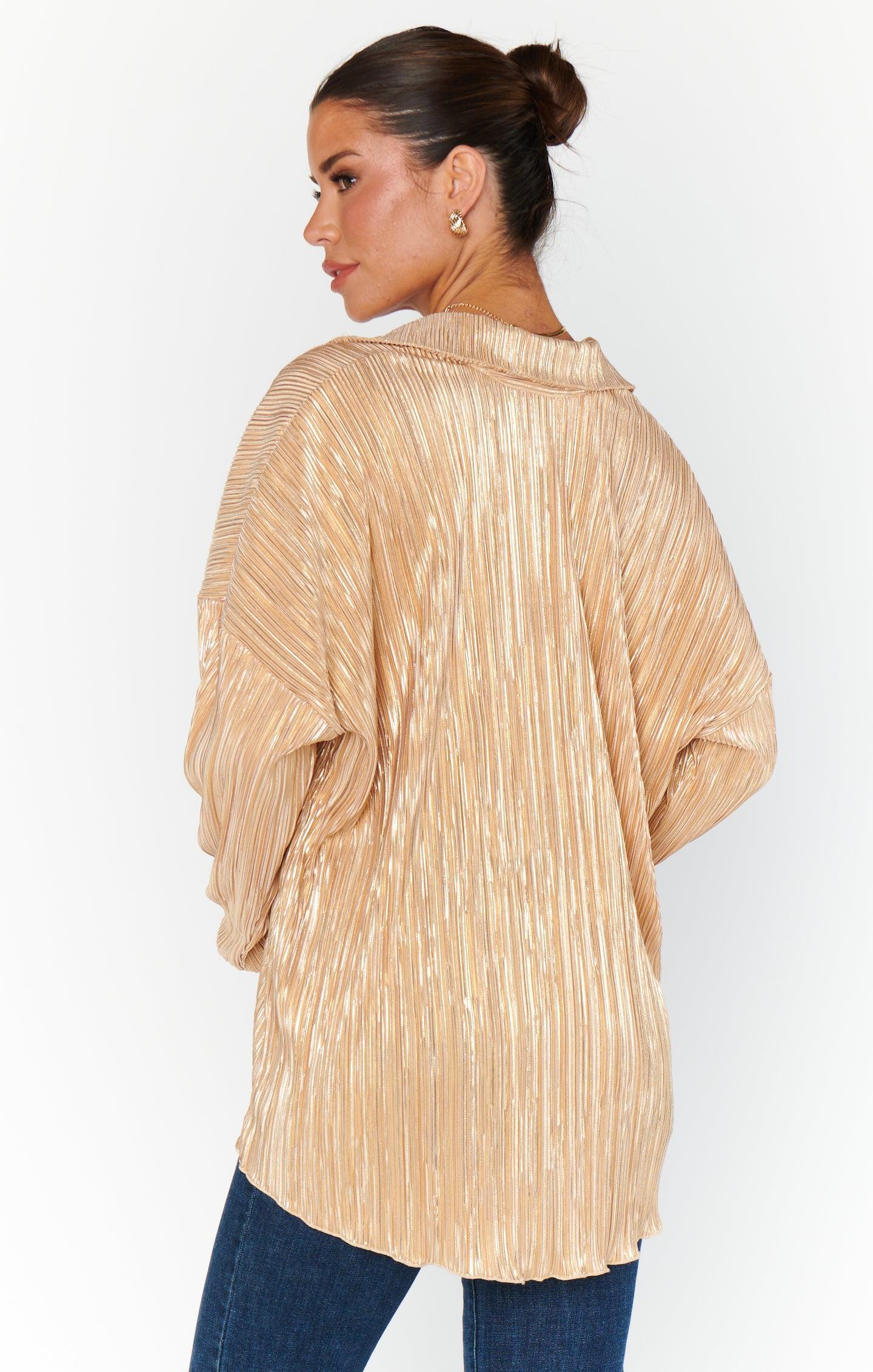 Everywhere Pants ~ Gold Pleat Product Image