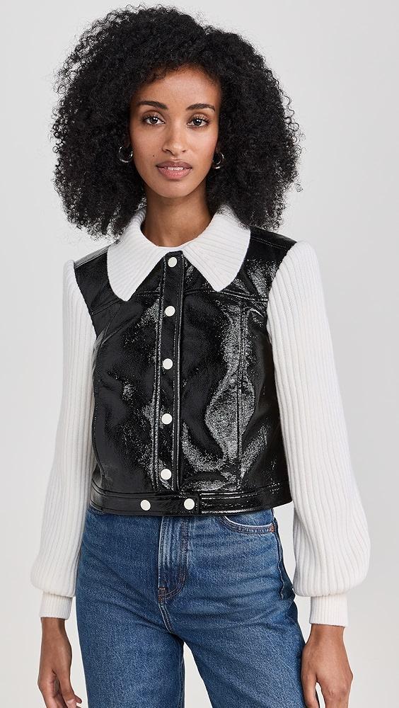 Cinq à Sept Knit Sleeve Ciara Jacket | Shopbop Product Image