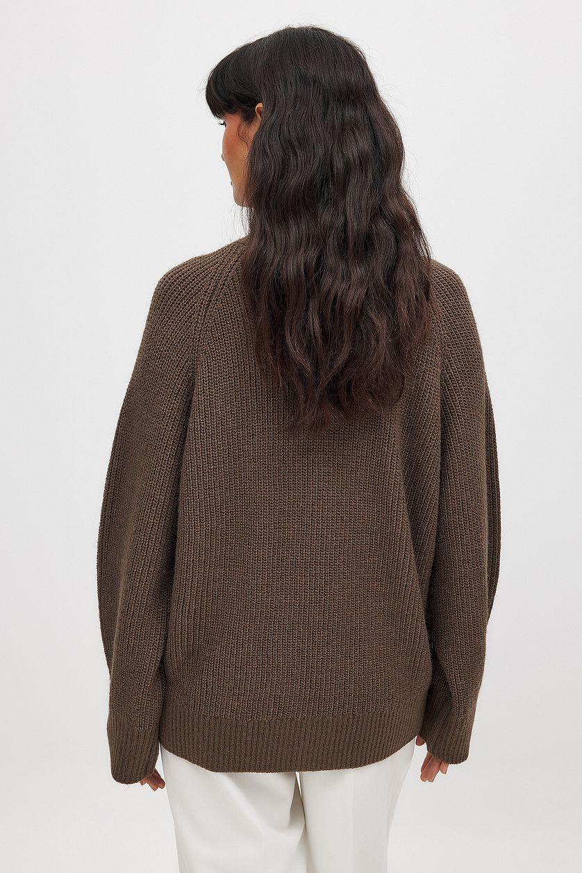 Oversized Knitted Cardigan Product Image