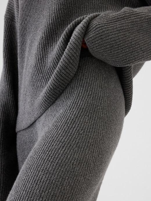 CashSoft Shaker-Stitch Sweater Pants Product Image