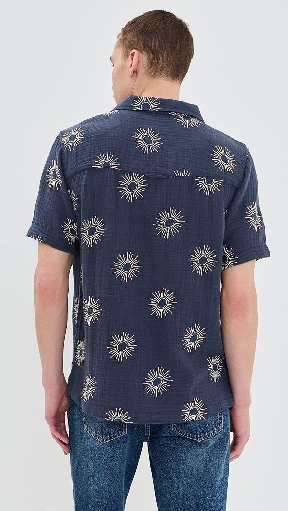 Far Afield Stachio Sol Embroidery Camp Shirt | Shopbop Product Image