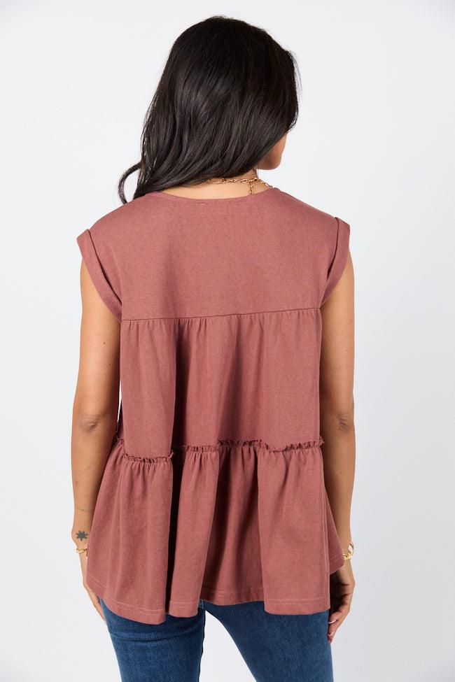 Treasured Times Brick Oversized Knit Top Product Image