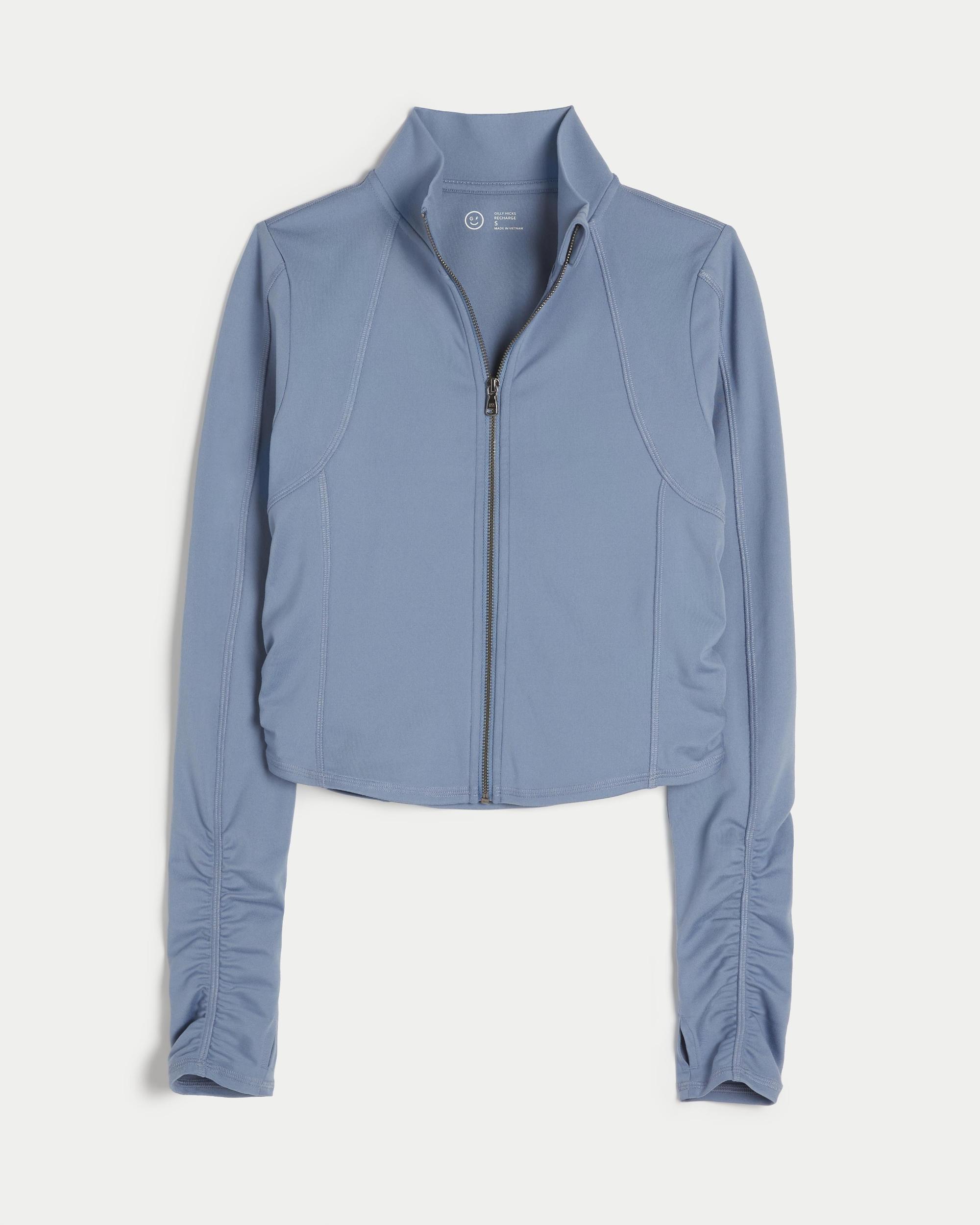 Gilly Hicks Active Recharge Crop Zip-Up Jacket Product Image