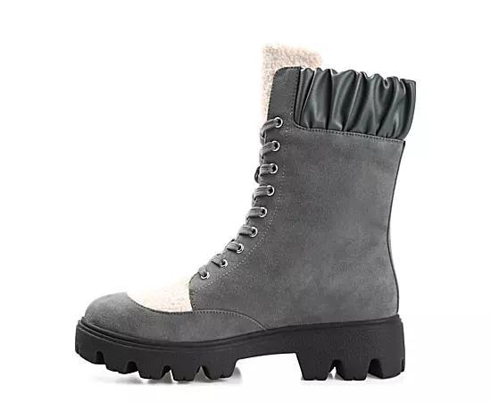 Journee Elinor Tru Comfort Foam Womens Hiker Boots Green Product Image