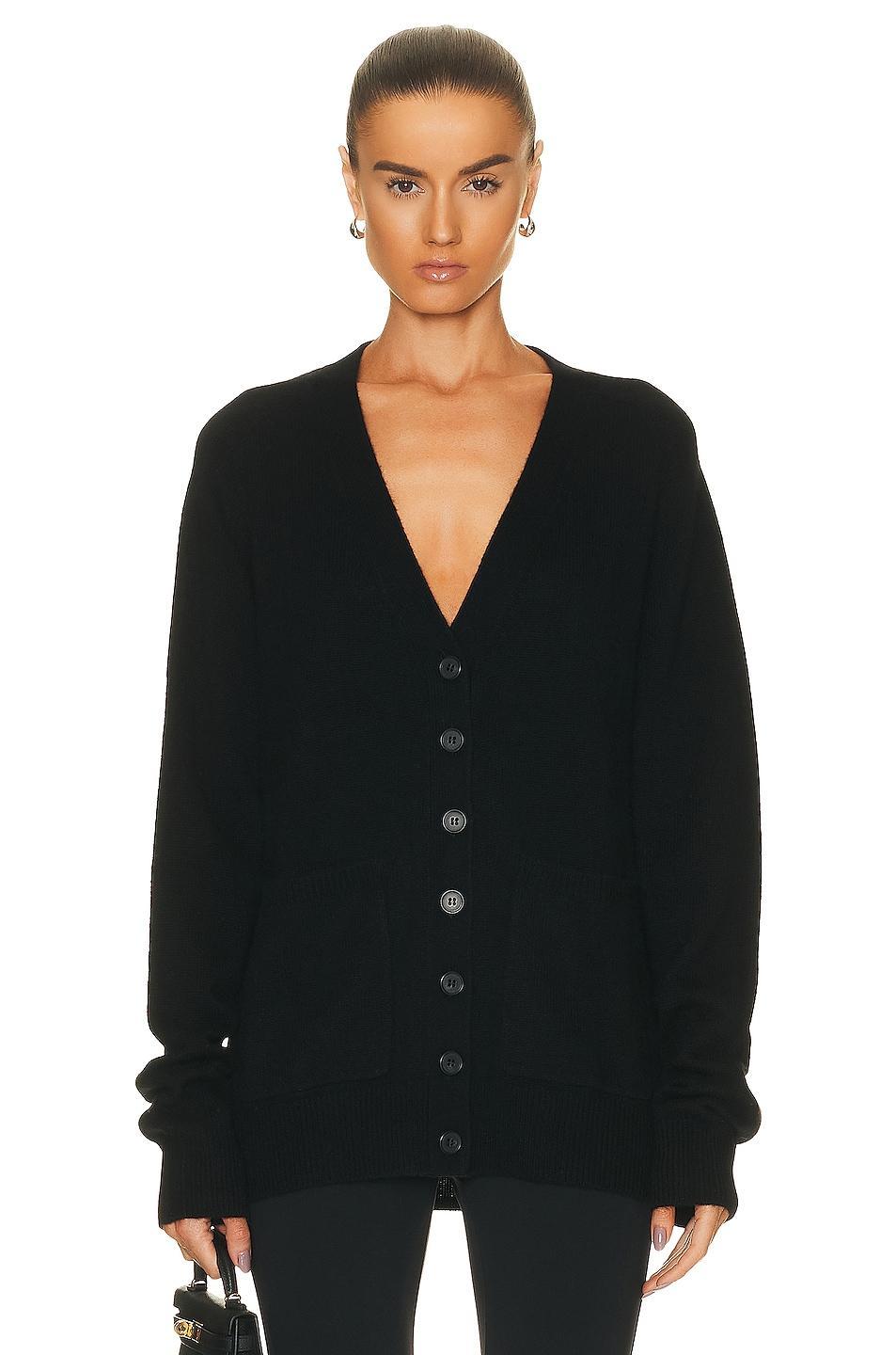 Eterne Theodore Cardigan in Chocolate Product Image