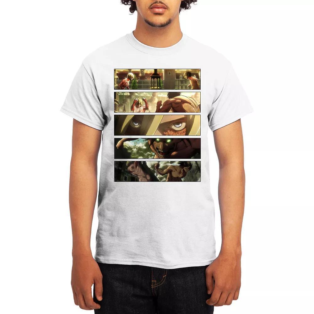 Mens Attack on Titan Battle Titans Full Color Graphic Tee Product Image