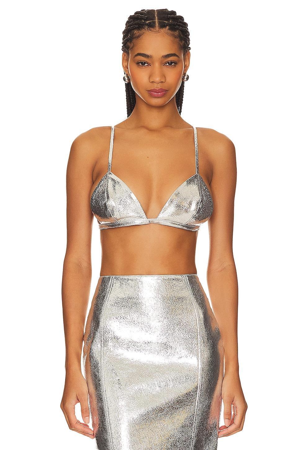Esti Leather Bra Top retrofete Product Image