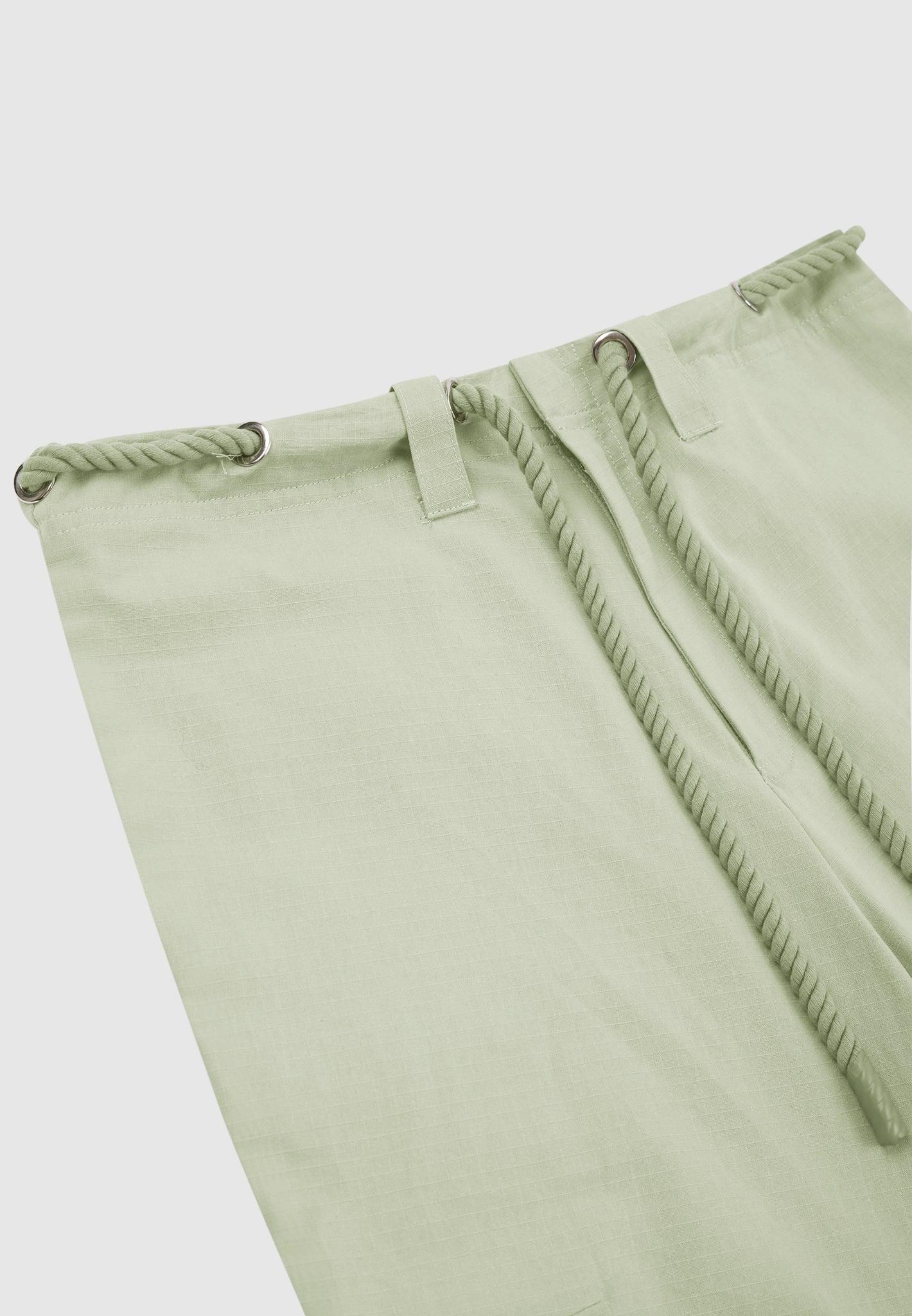 Ripstop Parachute Cargo Pants - Sage Female Product Image