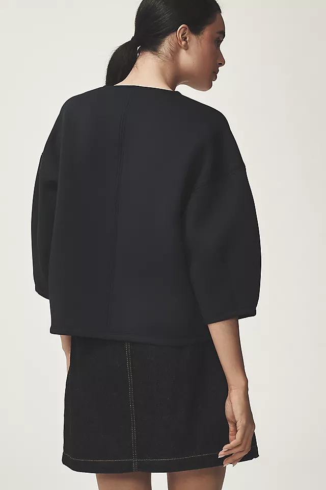 By Anthropologie V-Neck Scuba Top Product Image