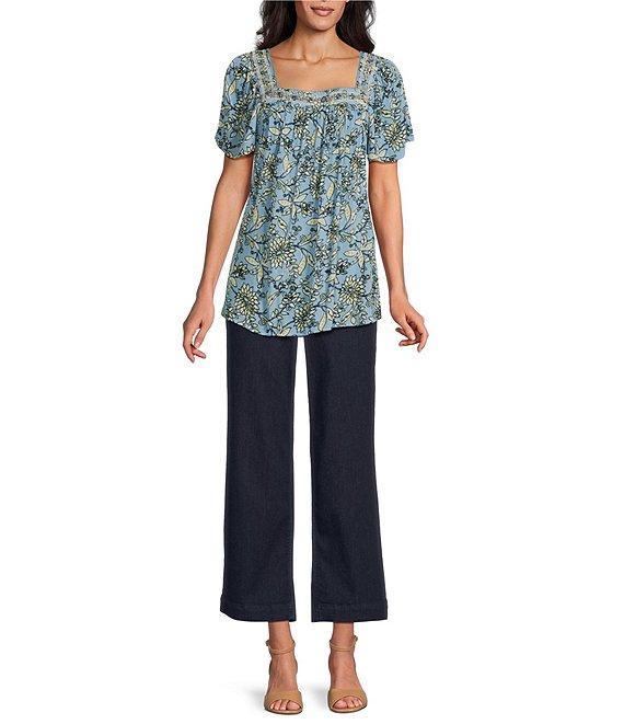 Intro Mae Relaxed Pull-On Crop Pants Product Image