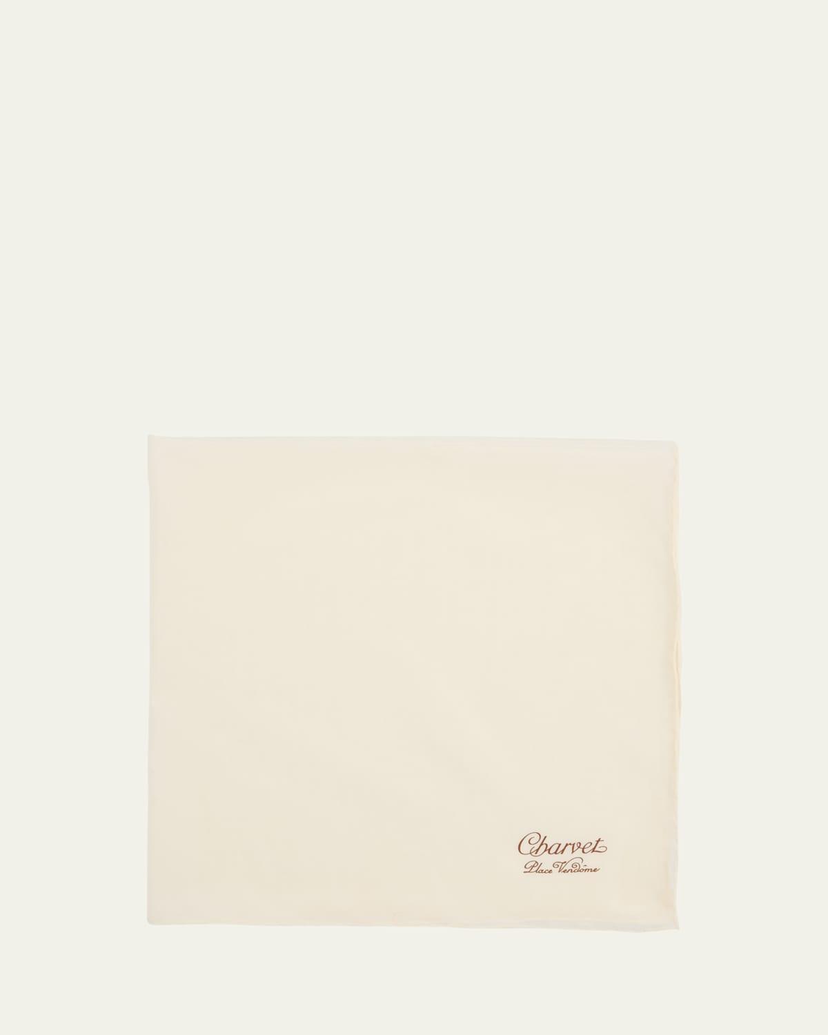 Men's Silk Logo-Print Pocket Square Product Image
