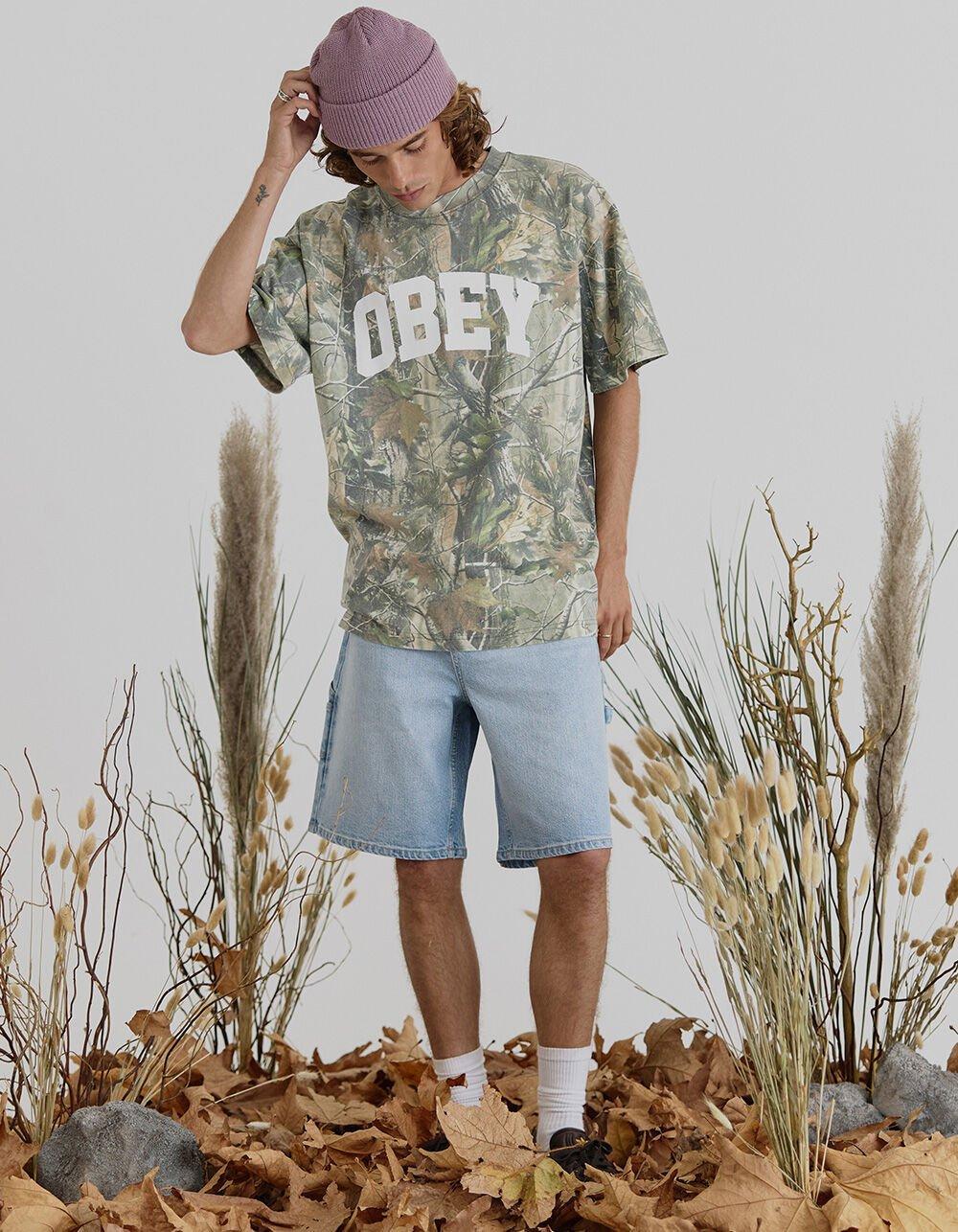 OBEY Leaf Camo Mens Tee Product Image