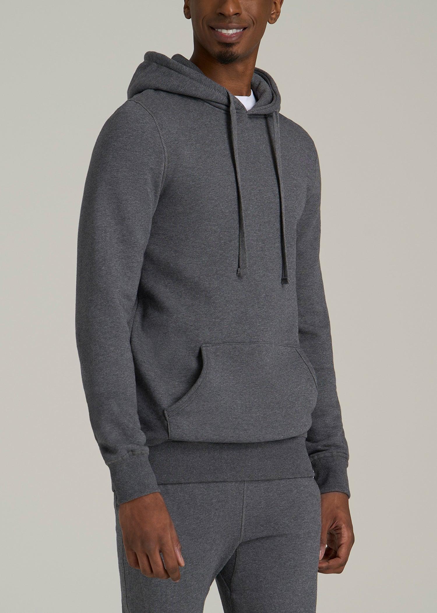 Wearever 2.0 Fleece Hoodie for Tall Men in Charcoal Mix Product Image
