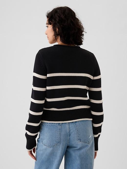 Shrunken Roll Neck Sweater Product Image