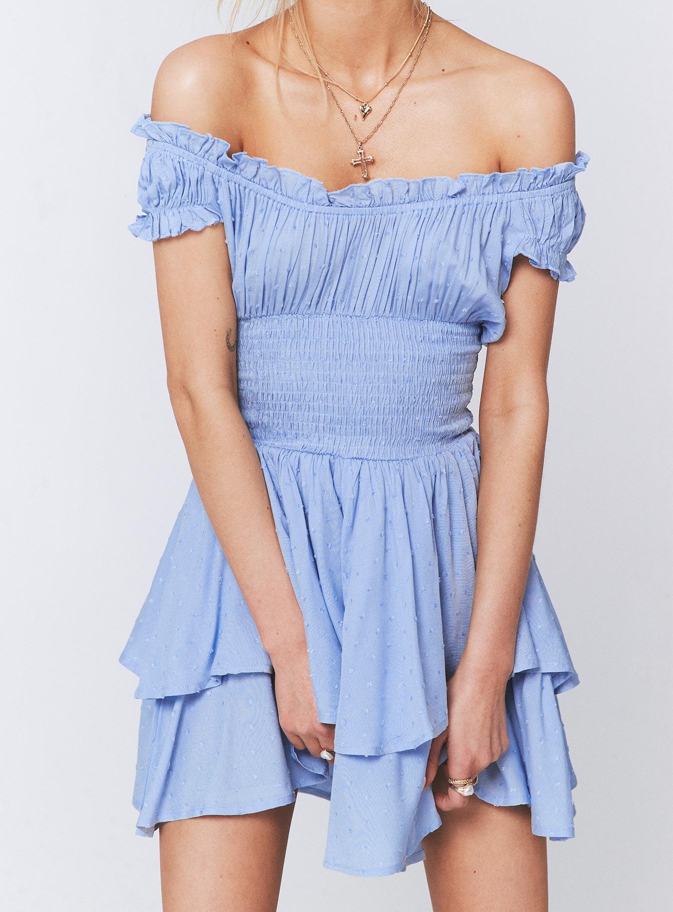 The Love Galore Romper Blue Lower Impact Product Image