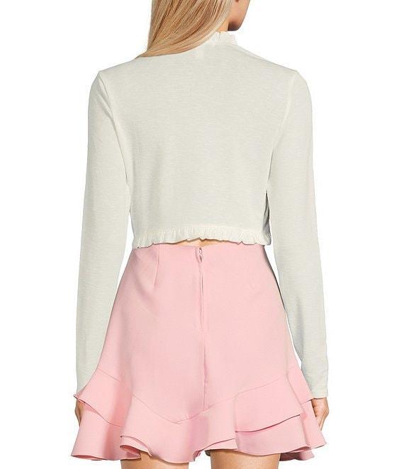 I.N. San Francisco Ruffle Edge Long Sleeve Shrug Product Image