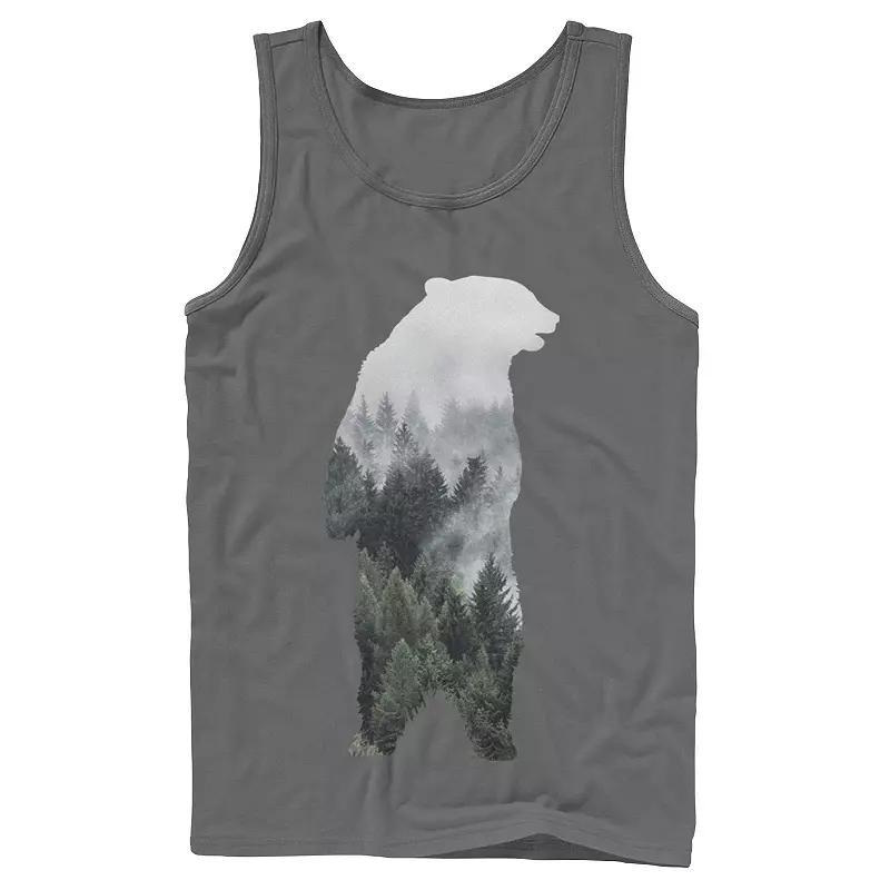 Men's Bear Mountain Silhouette Tank Top, Size: Small, Grey Product Image