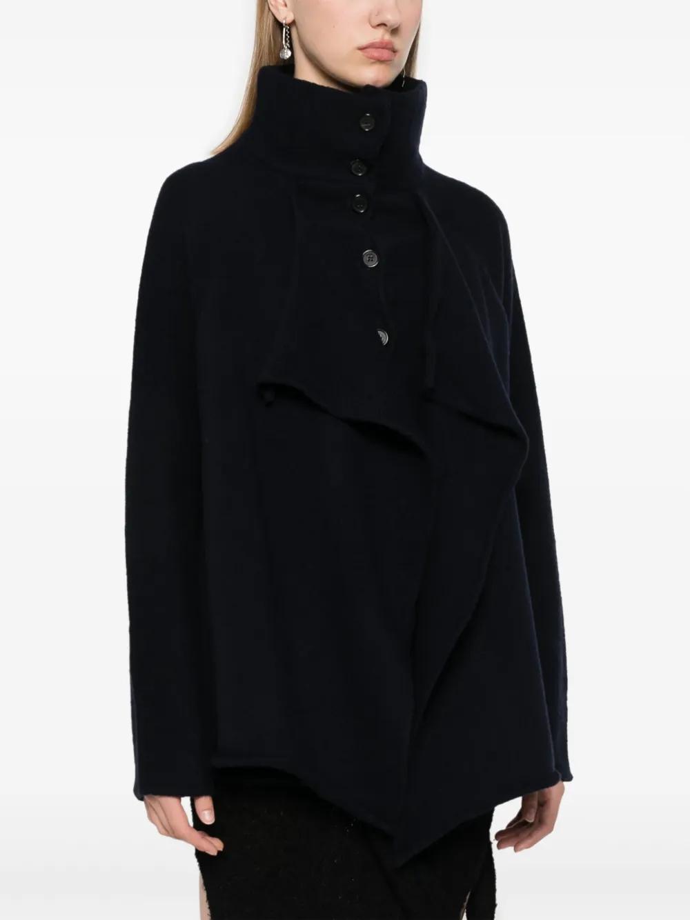 JW ANDERSON Layered Cardigan In Blue Product Image