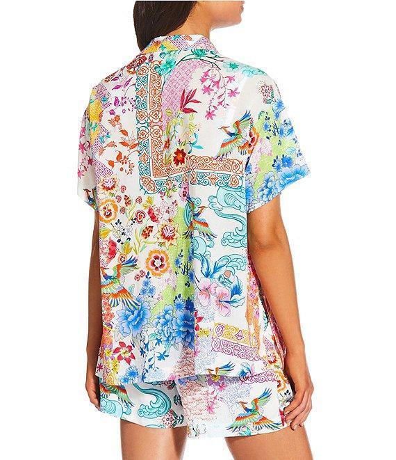 JOHNNY WAS Paula Easy Short Swim Cover Up Product Image