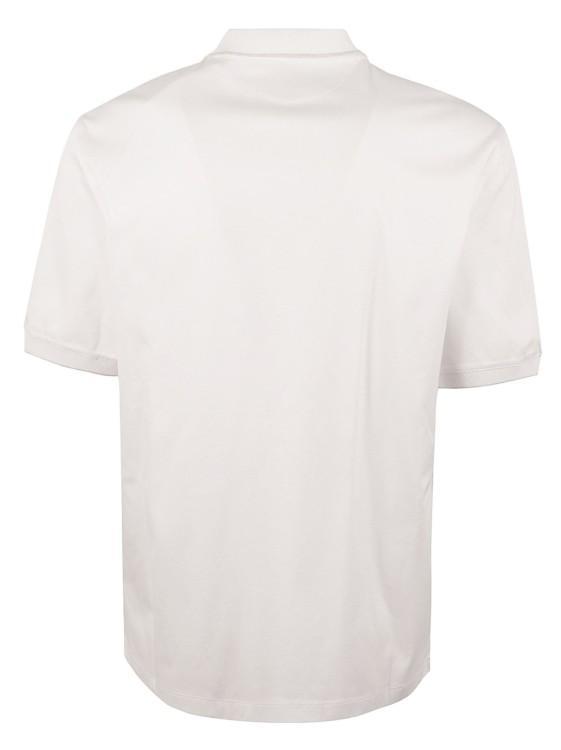 BRUNELLO CUCINELLI White Cotton Jersey Polo Product Image