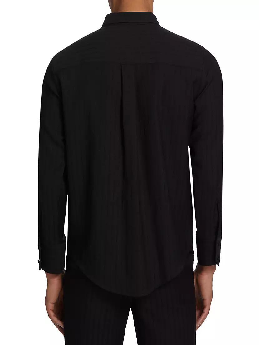 Classic Tonal Pinstripe Shirt Product Image