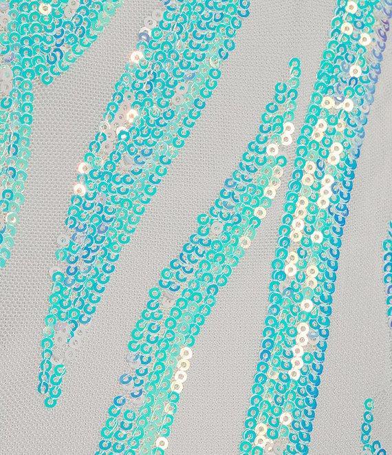 Morgan & Co. Strapless Sequin Pattern Mini Dress Product Image