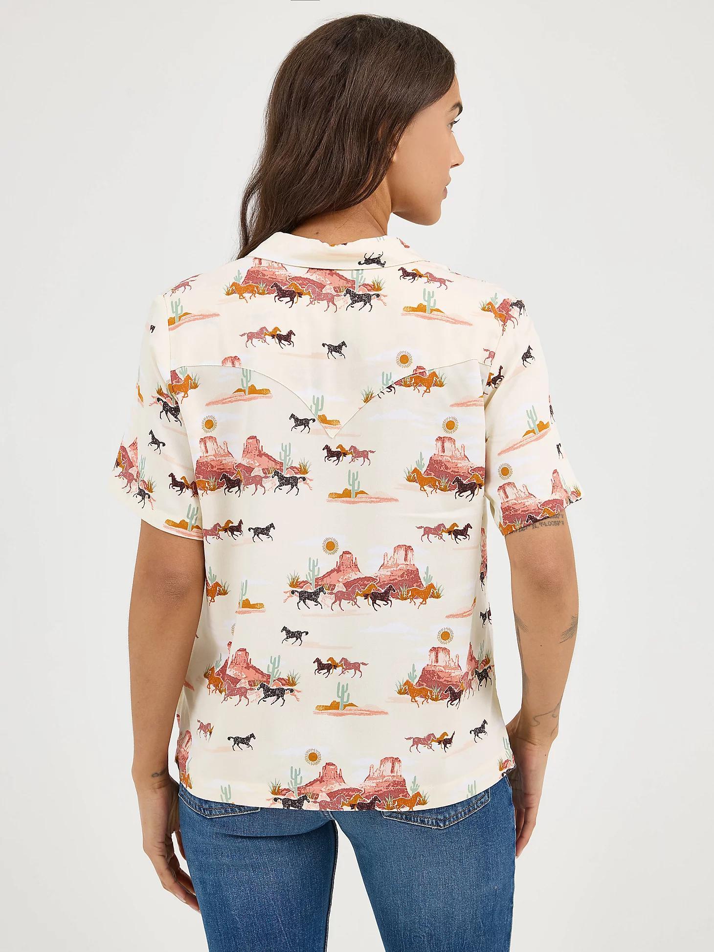 Women's Wrangler Retro® Cowgirl Camp Shirt | Women's TOPS | Wrangler® Product Image