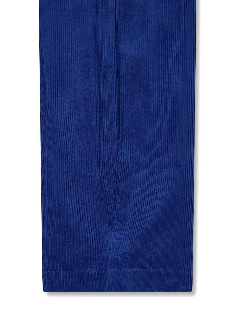 corduroy wide-leg trousers Product Image