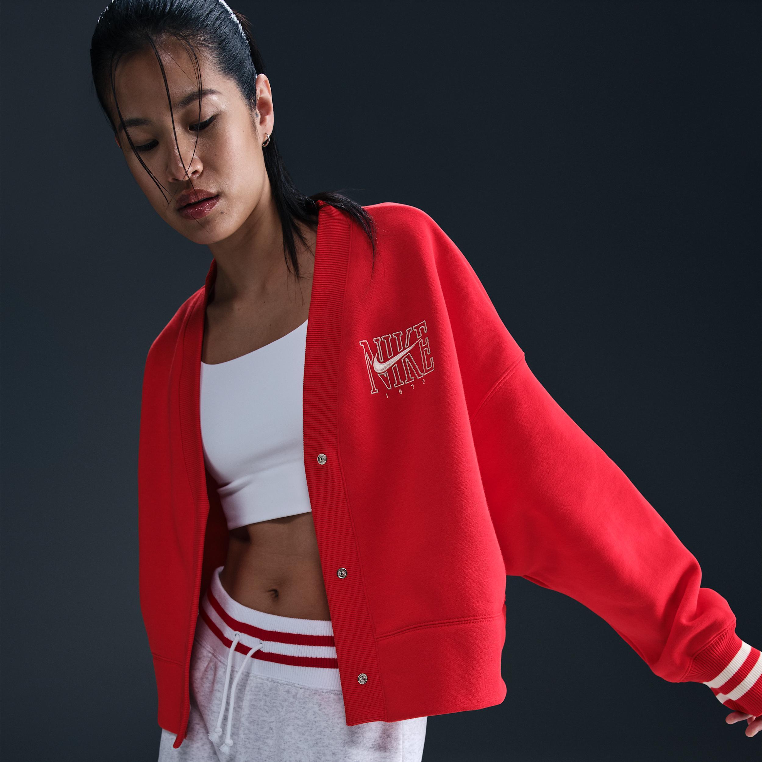 Women's Nike Sportswear Phoenix Fleece Over-Oversized Graphic Cardigan Product Image