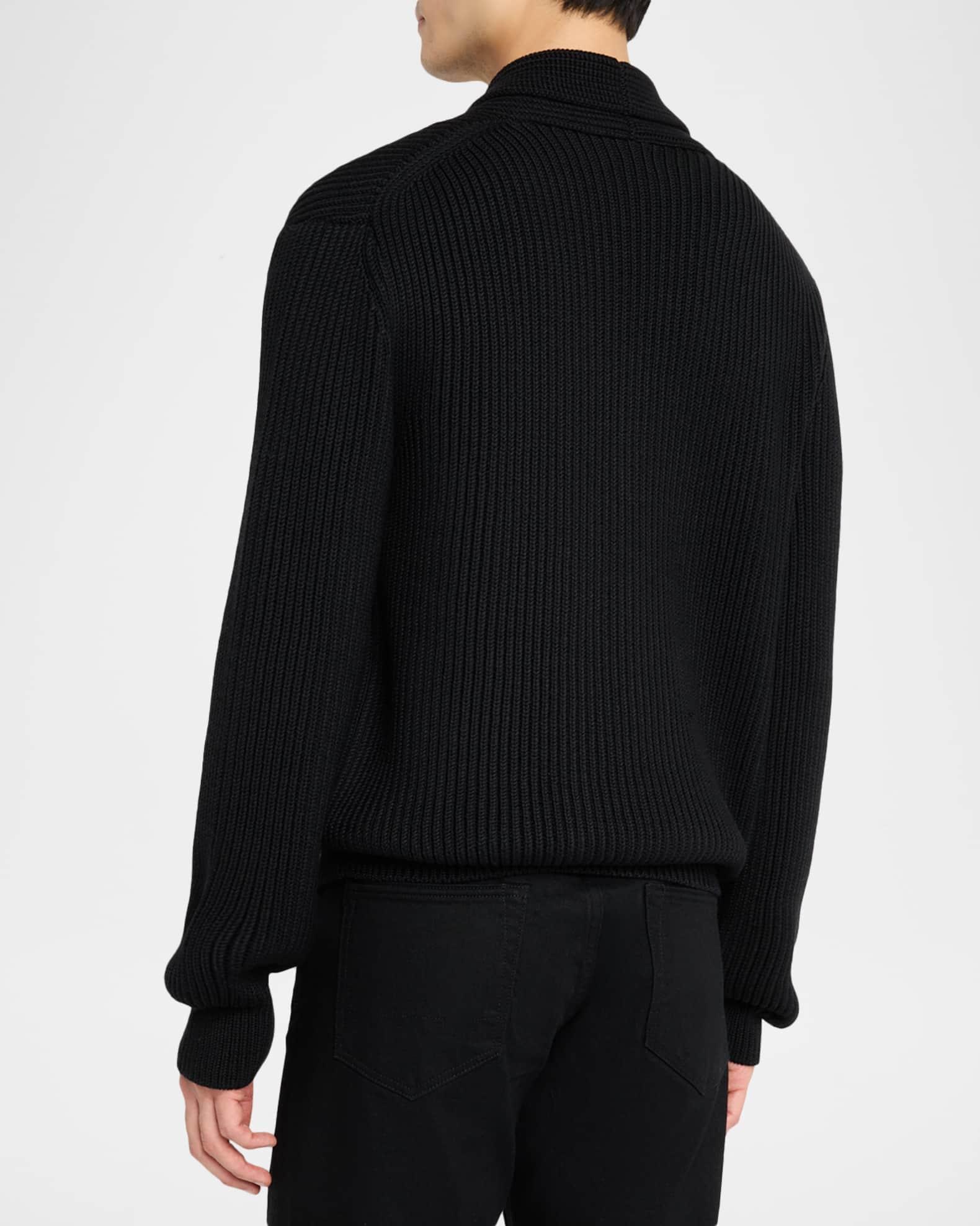 Men's Double-Breasted Shawl Cardigan  Product Image