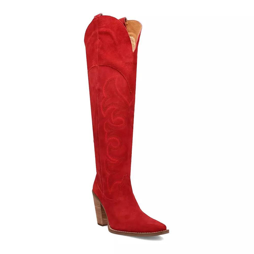 London Rag Brandy Women's Thigh-High Boots, Size: 7, Brown Product Image
