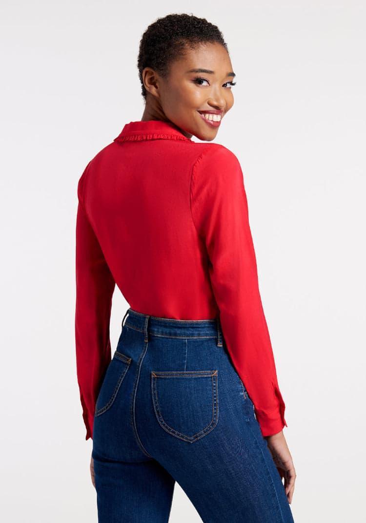 Starlet Power Button-Down Top Product Image