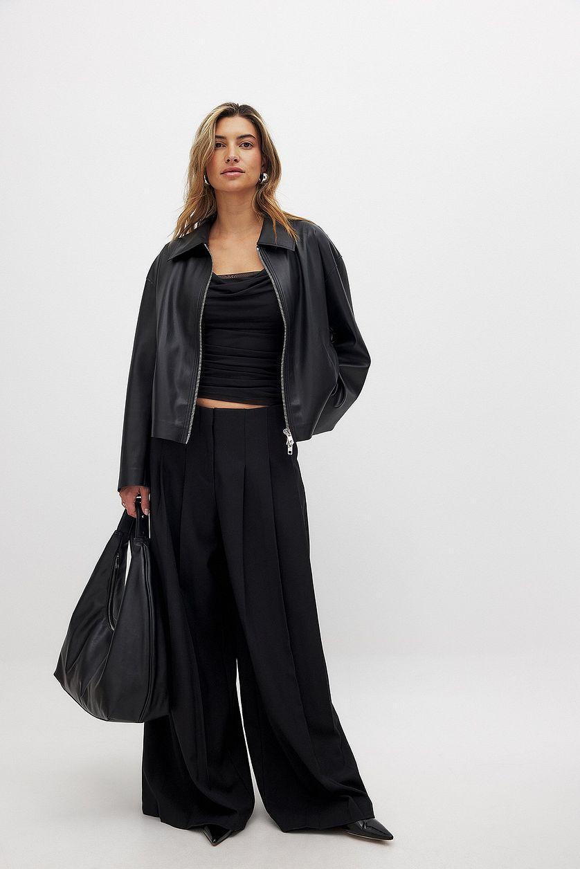 Mesh Draped Top Product Image