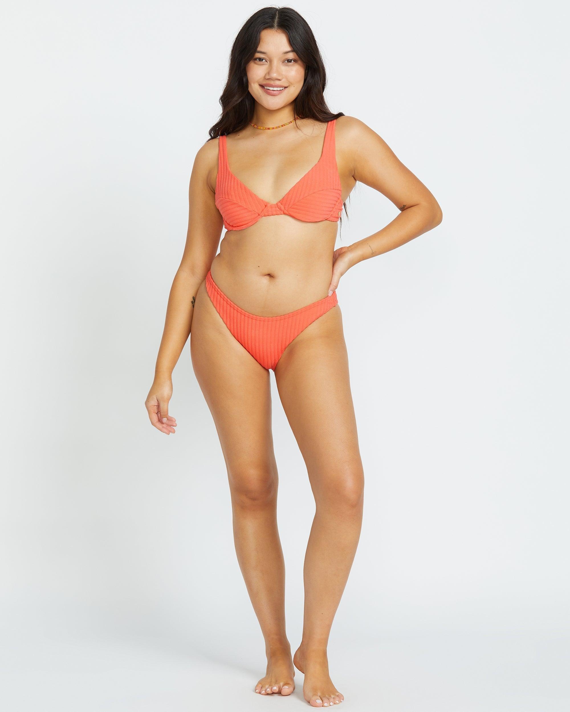 In The Loop Marina Underwire Bikini Top - Papaya Female Product Image