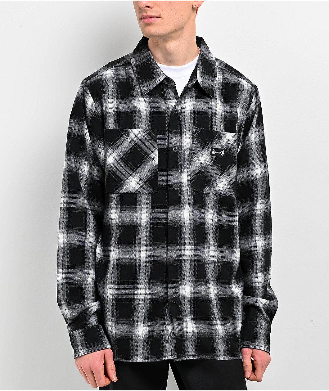 Independent Legacy Black & White Flannel Shirt Product Image