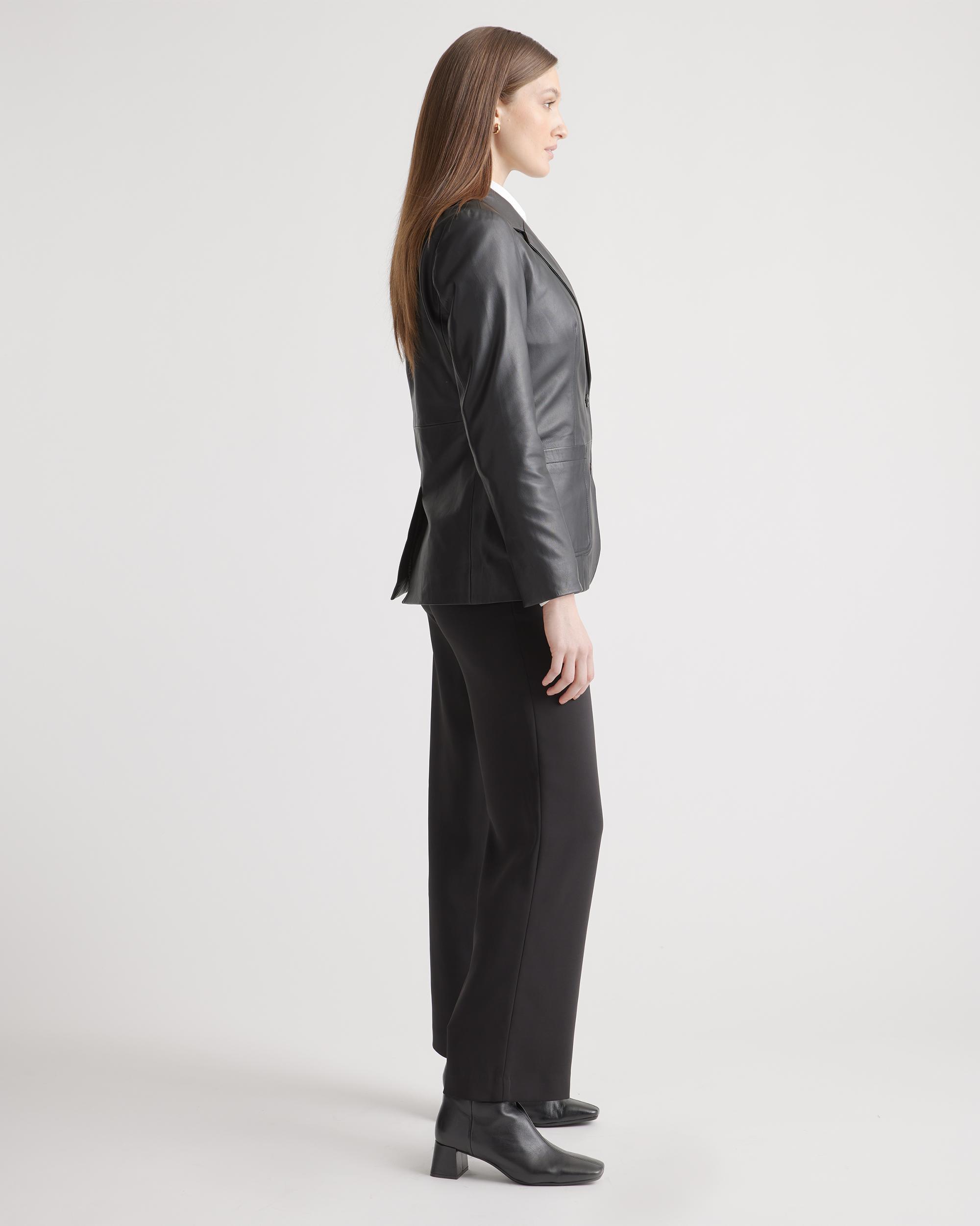Quince | Women's Blazer Size XS, Leather Product Image