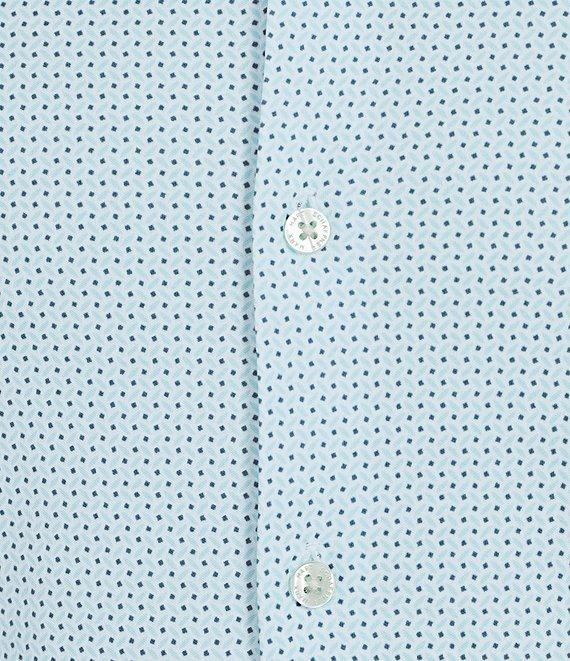 Hart Schaffner Marx The Blueprint Collection Short Sleeve Geo Print Shirt Product Image