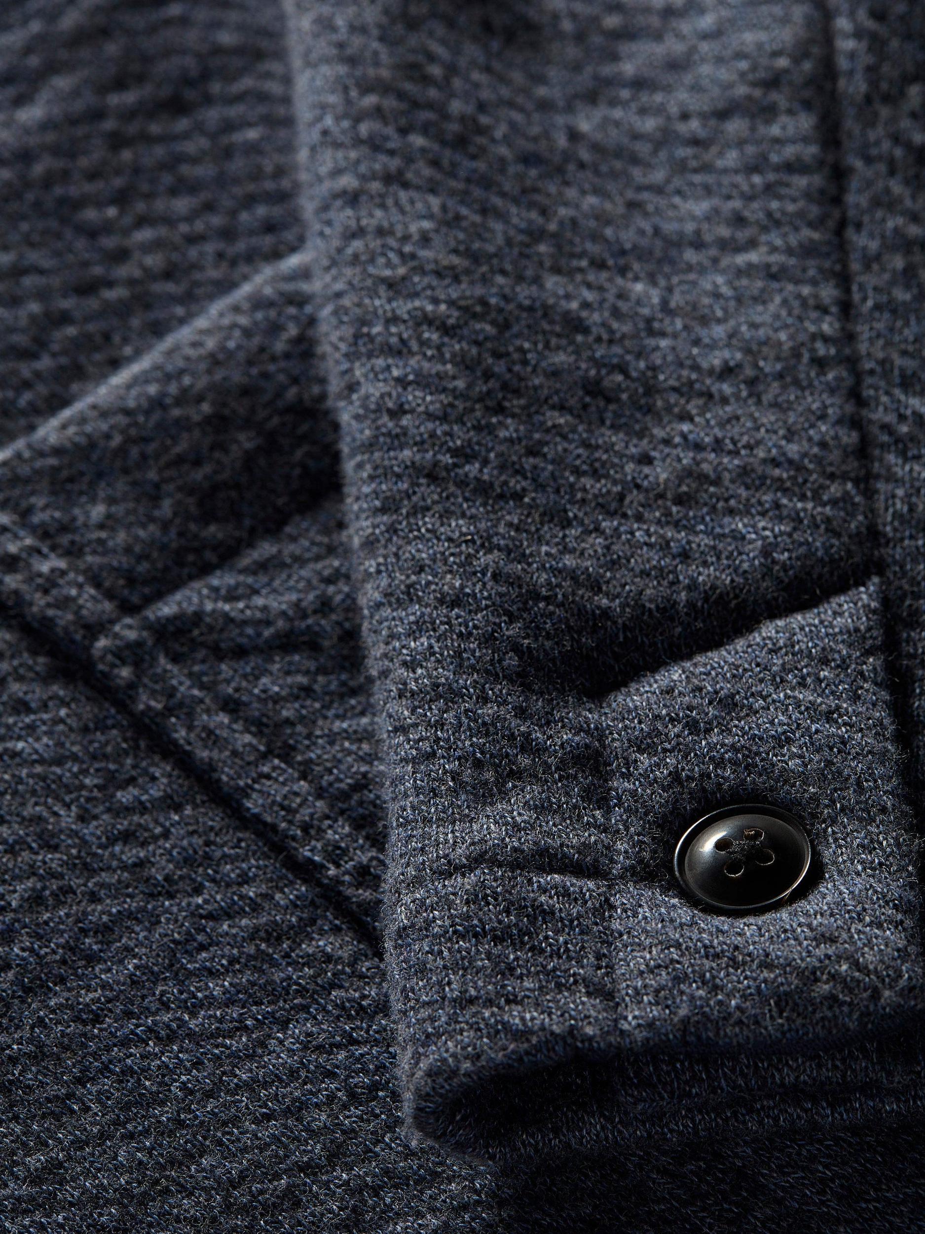 Inlet Knit Blazer - Deep Navy Melange Male Product Image